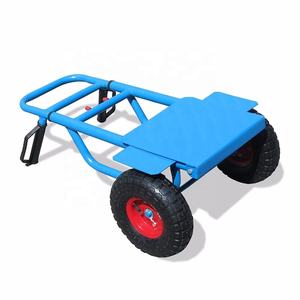 Premium Quality Powder Coated Steel 2-way Moving Hand Truck With Pneumatic Tires For Warehouse Moving Multi-functional Utility - Product Image 1