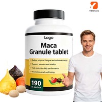 Comprimés de Maca en granulés OEM pour soulager la fatigue physique, améliorer l'énergie, complément alimentaire pour la santé masculine, formule personnalisée en vrac, emballage personnalisé