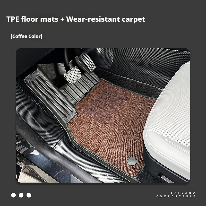 Tapis de sol TPE + tapis résistant à l'usure