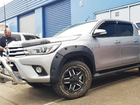 Kit de 2 pièces accessoires de camion de ramassage 4x4, arc de roue évasé, avec sourcils de roue, pour Toyota Hilux