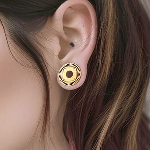 Evorte New Creative Radform Tunnel Stecker Edelstahl Ohr messer Double Flared Ösen Body Piercing Schmuck - Product Image 4