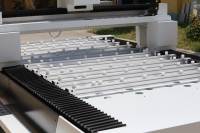 Machine de gravure laser MR1325 120W/200W, machine de sablage laser pour le décapage de peinture, le ponçage de miroirs et le verre, facile à utiliser