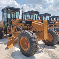 Motoniveladora Usada 422D-140K, 174Hp de Potencia, Cuchilla de 3.7m, Radio de Giro de 7.8m, Máquina de Construcción Lista para Trabajar, en Venta