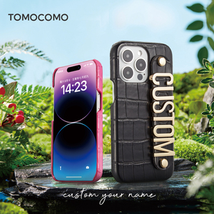 Cá Nhân Ban Đầu Tùy Chỉnh Tên Sang Trọng Cá Sấu Mô Hình Da Trường Hợp Điện Thoại Cho <span class=keywords><strong>Iphone</strong></span> 15 15Promax Tự Làm Điện Thoại Bìa - Product Image 2