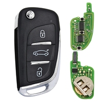 Télécommande de voiture sans fil Xhorse XNDS00EN, 3 boutons, pour type DS, clé universelle anglaise, fonctionne avec l'outil de clé VVDI