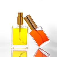 Black Transparent Fragrance Oil Glass Perfume Spray Bottle