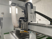 Routeur CNC à table plate 4 axes ATC pour le travail du bois, table à vide, moteur Leadshine Syntec, haute rigidité, 1300*2500*300mm