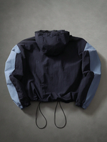 Veste bomber sportive légère en nylon ripstop 100 %, résistante à l'eau, respirante, avec fermeture éclair, pour homme, motif sur le devant