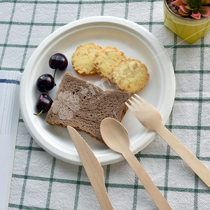 Wholesale Biodegradable <strong>Wooden</strong> Cutlery Travel Set Bag Disposable Utensils including <strong>Spoon</strong> Manufactured Wood <strong>Spoon</strong> Manufacturers - Product Image 2