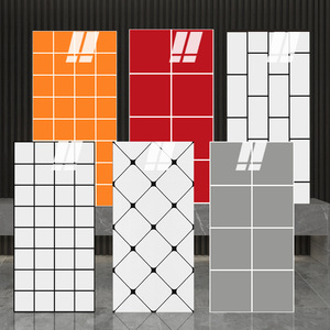 Pegatinas de Pared Autoadhesivas con Diseño de Cuadrícula, <span class=keywords><strong>Imitación</strong></span> de Azulejos, Impermeables, Resistentes a la Humedad, Antibacterianas, Resistentes al Aceite, de <span class=keywords><strong>PVC</strong></span>, Diseño Moderno para - Product Image 1