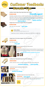 Extension di Cheratina a Doppio Spessore, Capelli Russi Vergini, Extension di Capelli Naturali - Product Image 6