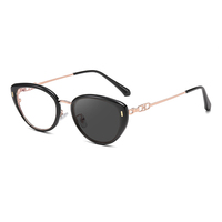 Gafas de Sol Partagas al por Mayor, Modernas, con Marco de Ojo de Gato, Fotocromáticas, TR90, Protección UV400, para Mujer