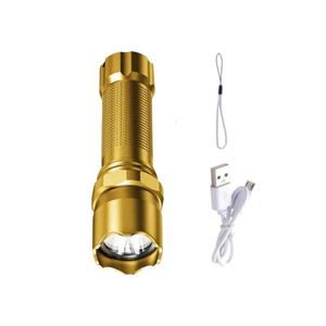 Custom Logo Best Selling Moisture Pressure Resistance <b>Recharge</b> Mini Camping <b>Flashlight</b> Suitable for Outdoor Hiking Household - Product Image 4