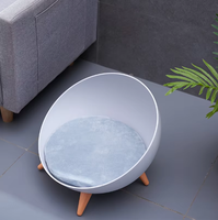 Offre Spéciale amovible semi-ouvert litière pour chat tente pour animaux de compagnie lit chiot chat maison lits
