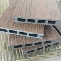 Cubierta de bpc hueca coextruida, cubierta impermeable de WPC de la mejor calidad, bajo mantenimiento, suelo compuesto al aire libre, 145x23mm, gran oferta