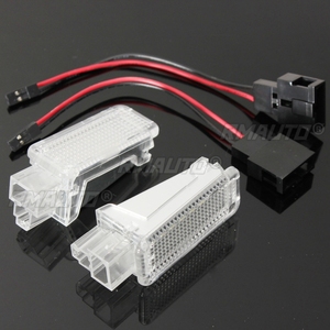 Luz LED de Proyección Láser para Puerta de Coche, Lámpara de Cortesía para Maletero, para AUDI A3 A4 A5 A6 A8 TT VW Golf 5 6 Passat Polo Jetta - Product Image 1