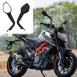 Espejos Retrovisores Laterales para Motocicleta, Material PP, Compatibles con KTM DUKE 200 250, Montaje en el Manillar, con Antivibración - Product Image 5