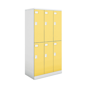 Casier à 3 portes en métal pour personnel, domicile, dortoir, extérieur, école, vestiaire, gymnase, rangement - Product Image 3
