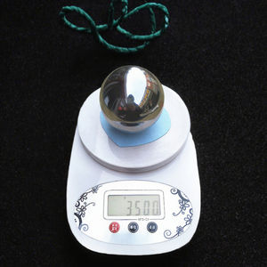 Bille en acier inoxydable poli <span class=keywords><strong>Trima</strong></span> 3,5 kg/3500 g HRC 62-66, norme d'essai d'impact élevé, bille de roulement solide 95 mm, expérimentale - Product Image 2