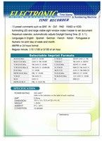 Sello de Fecha Universal Eléctrico, Impresora de Sellos de Fecha Ts-220 Needtek, Máquina de Sellos con Formatos de Impresión Seleccionables, Taiwán