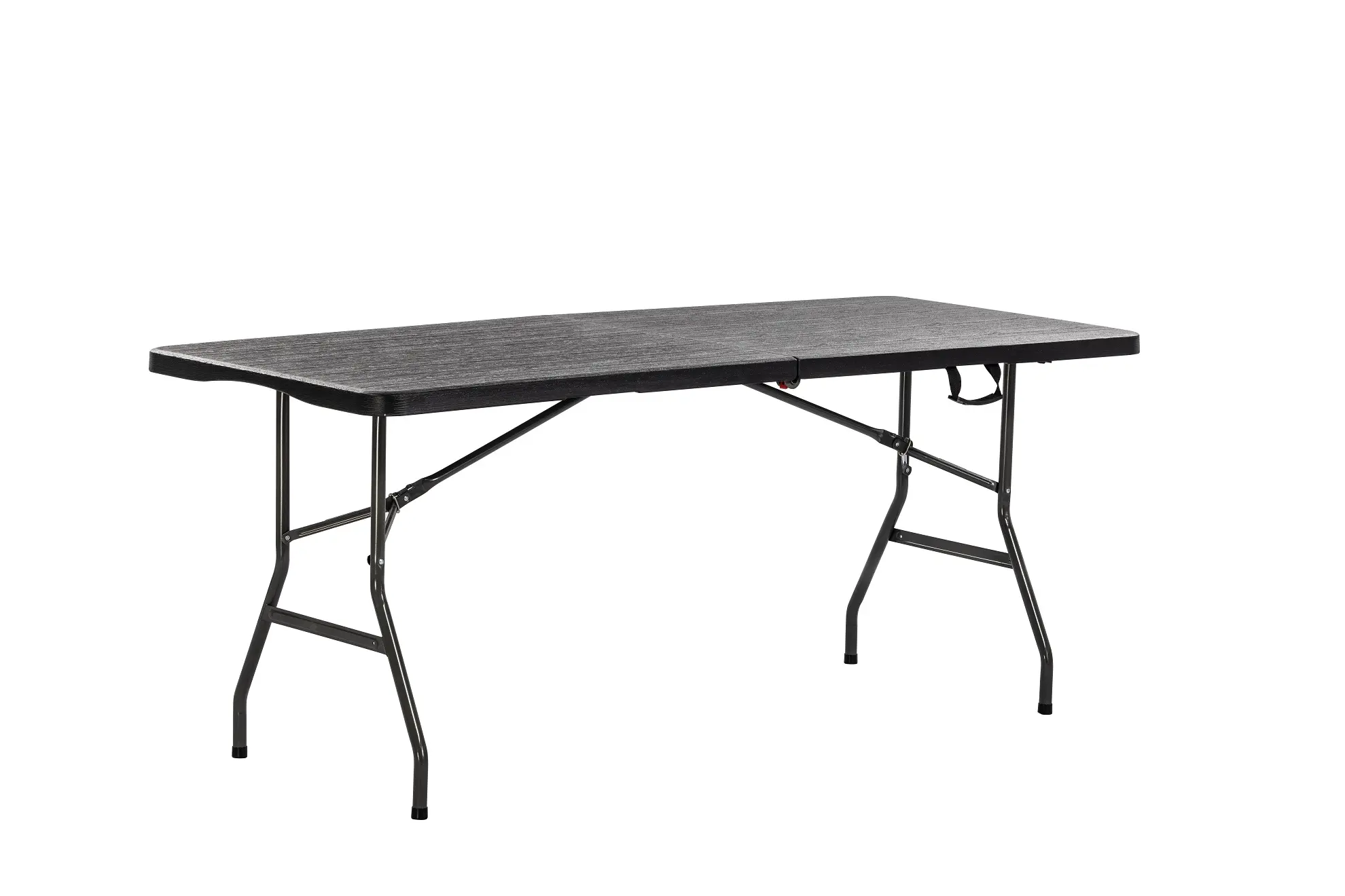 Mobilier d'extérieur imperméable au design moderne populaire Table d'extérieur en plastique en bois pour patio et jardin Tables de pique-nique pliantes en bois