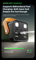Batterie externe HYTO haute capacité 50000 mAh, charge rapide 22,5 W, powerbank portable pour téléphone portable, station d'alimentation 50000 mAh