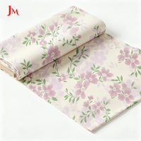 Kain Voile Muslin Katun Organik Murni Berkualitas Tinggi dengan Desain Cetak Bunga untuk Pakaian