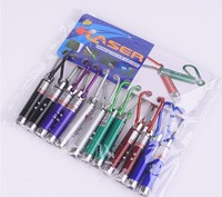 Livraison rapide avec DHL 3 en 1 aluminium Lr41 lampe de poche Led à piles Portable Mini lampe Uv détecteur d'argent porte-clés