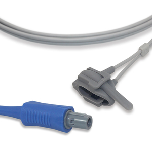 Sonda de SpO2 Médica de 3.0 Metros, Sensor de Monitor de SpO2 Reutilizable con 6 Pines Macho para Adultos/Pediátricos/Neonatos - Product Image 5
