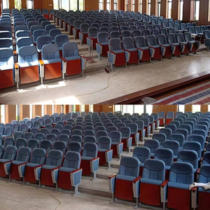Chaises pliantes modernes en tissu <span class=keywords><strong>YU</strong></span> <span class=keywords><strong>CHEN</strong></span> pour auditorium scolaire, église, théâtre, utilisation en conférence, modèle YC-831H - Product Image 4