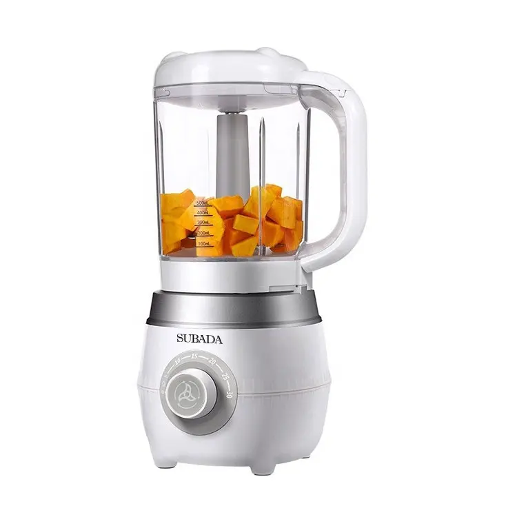 Fast Steam cook heat Blender thaw Baby food processor 600ML PP BPA free Prevention of dry burning overheat protection