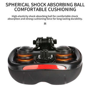 Yên xe đạp rộng, mút nhớt dày dặn, chất liệu da PU, dành cho xe đạp leo núi - Product Image 3