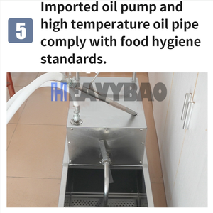 Heavybao Thiết Bị Thức Ăn Nhanh Nhà Bếp Nhà Hàng Xe Lọc Dầu Nồi Chiên Sâu Bằng Thép Không Gỉ Máy Lọc Dầu Nấu Ăn - Product Image 6