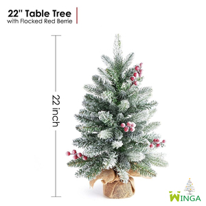 Vente en gros <span class=keywords><strong>de</strong></span> mini <span class=keywords><strong>sapin</strong></span> <span class=keywords><strong>de</strong></span> <span class=keywords><strong>Noël</strong></span> artificiel floqué <span class=keywords><strong>de</strong></span> 20 pouces avec LED, <span class=keywords><strong>petit</strong></span> <span class=keywords><strong>sapin</strong></span> <span class=keywords><strong>de</strong></span> <span class=keywords><strong>Noël</strong></span> avec support pour décoration intérieure - Product Image 2