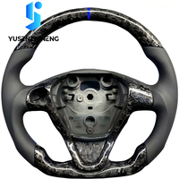 Volant en fibre de carbone forgé à fond plat personnalisé pour Ford Fiesta EcoSport Mk7 Mk7.5 St 180 Mk8 Mk6 Mk5 2013 2014 2006