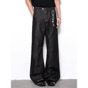 New American Retro Cleanfit Straight <b>Jeans</b> for Men and <b>Women</b> High Street Style Low Waist Loose Fit Casual Floor-Length Pants - Product Image 5