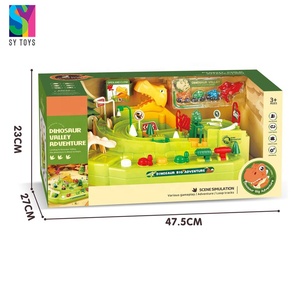 SY Table de jeu interactive enfants aventure fente <span class=keywords><strong>voiture</strong></span> ensemble piste jouets <span class=keywords><strong>Garage</strong></span> Parking <span class=keywords><strong>dinosaure</strong></span> course piste <span class=keywords><strong>voiture</strong></span> aventure jouets - Product Image 5