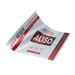 Etiquetas Adhesivas Personalizadas con Logotipo, de PVC Impermeable, para Botellas de Agua y Alimentos, Fabricante de Etiquetas de Marca Privada para Cuidado de la Piel - Product Image 1