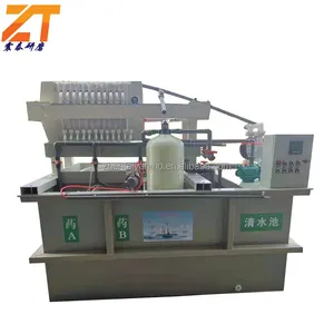 Industrial sewage wastewater recovery and treatment machine