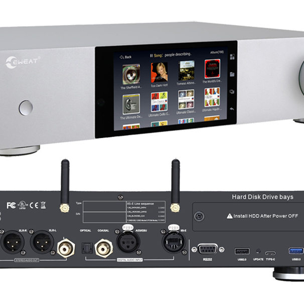 DMP 50 USB Digital Signage Audio Player Box 2 2 Channel ESS9038 Pro for Working on True Balanced Output