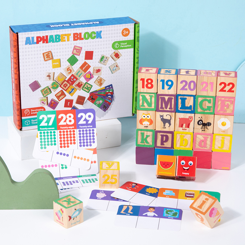 Blocs de construction d'alphabet et de chiffres
