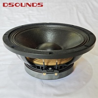 Haut-parleur 10 pouces avec bobine vocale 2.5 pouces 300WRMS Ferrite Magnet Pro Audio Speaker Midbass pour haut-parleurs Line Array