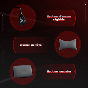 Fauteuil <span class=keywords><strong>Gamer</strong></span> Anji Personnalisé Haut de Gamme en Gros, Chaise de Gaming 2D OEM Entièrement Réglable, Confort Élégant, Nouveau Tissu Gris - Product Image 2