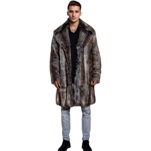 Trench Homme élégant - Simple Boutonnage, Longueur Standard, En Laine Et Polyester - Pour Automne/hiver