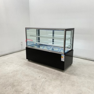 Byron Bánh Ngọt Bánh sô cô la mới đến cửa kính <span class=keywords><strong>mini</strong></span> Tủ đông Retro tủ lạnh màu đen hộ gia đình yên tĩnh tủ lạnh retro nhỏ - Product Image 2