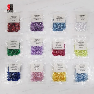 Baifu Jewelry Machine Cut AAAAA 12 meses colores sueltos CZ Birthstones