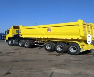 รถพ่วงดั๊มพ์สามเพลา 35CBM CLW 30-80 ตัน สำหรับขนส่งวัสดุก่อสร้างและแร่ - Product Image 1