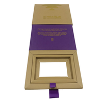 Emballage de carte de visite NFC personnalisé, carte coulissante, emballage de téléphone avec laminage mat, gaufrage, papier artistique, doublure en éponge