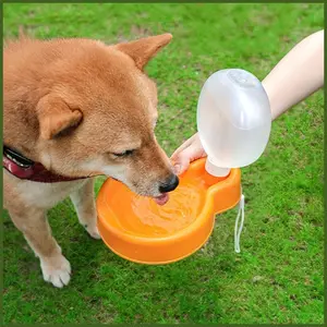 Portable Foldable Cat Dog Water Bottle Pet Bowl Set For Hiking Travel Outdoor Camping Pet Water Dispenser Feeder Pet Supplies