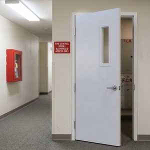 Porta in Acciaio Resistente al Fuoco per 1,5 Ore Golden House con Certificazione FM/UL/WHI per Uso Commerciale Garanzia di 5 Anni - Product Image 2